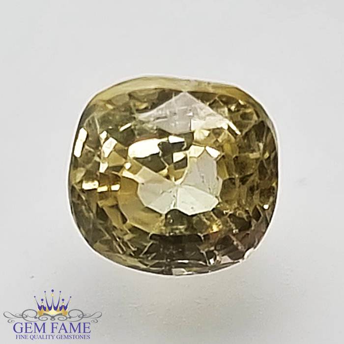 Yellow Sapphire (Pukhraj) Gemstone-1.38ct