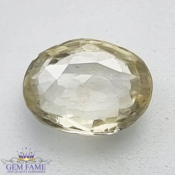 Yellow Sapphire (Pukhraj) Gemstone-2.06ct