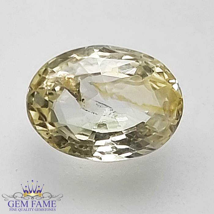 Yellow Sapphire (Pukhraj) Gemstone-1.99ct