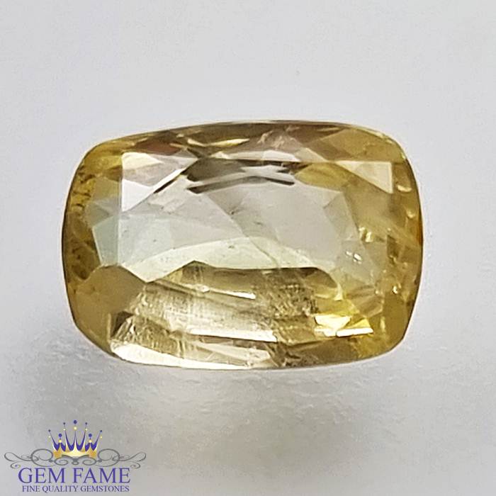 Yellow Sapphire (Pukhraj) Gemstone-1.71ct