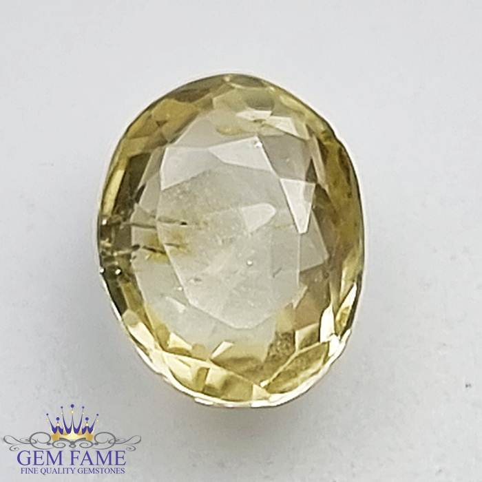 Yellow Sapphire (Pukhraj) Gemstone-1.84ct