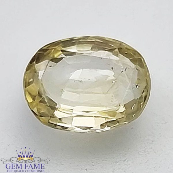 Yellow Sapphire (Pukhraj) Gemstone-1.67ct