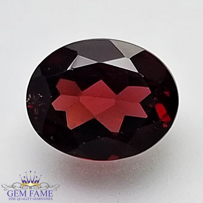 Almandine Garnet Gemstone 3.06ct