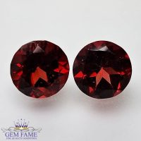 Almandine Garnet Gemstone 4.64ct Pair