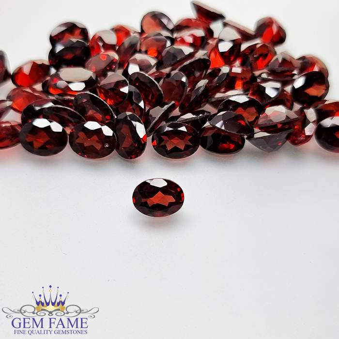 Almandine Garnet 6.00x8.00mm Oval