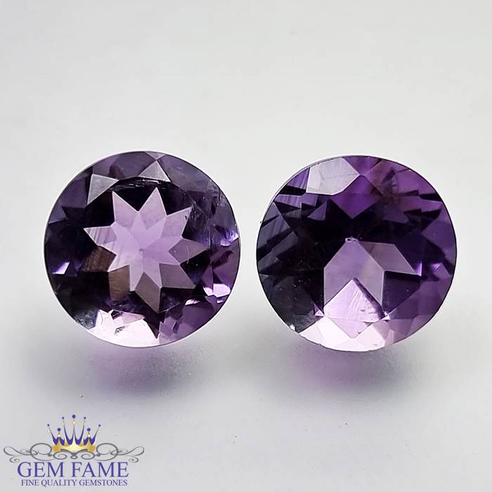 Amethyst Stone (Pair) 9.40ct