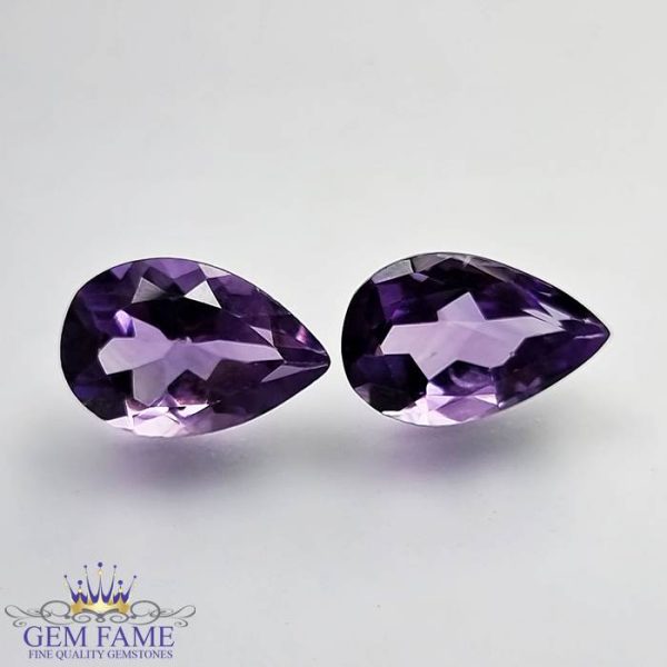 Amethyst Stone (Pair) 5.64ct