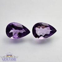 Amethyst Stone (Pair) 6.46ct