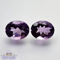 Amethyst Stone (Pair) 5.04ct