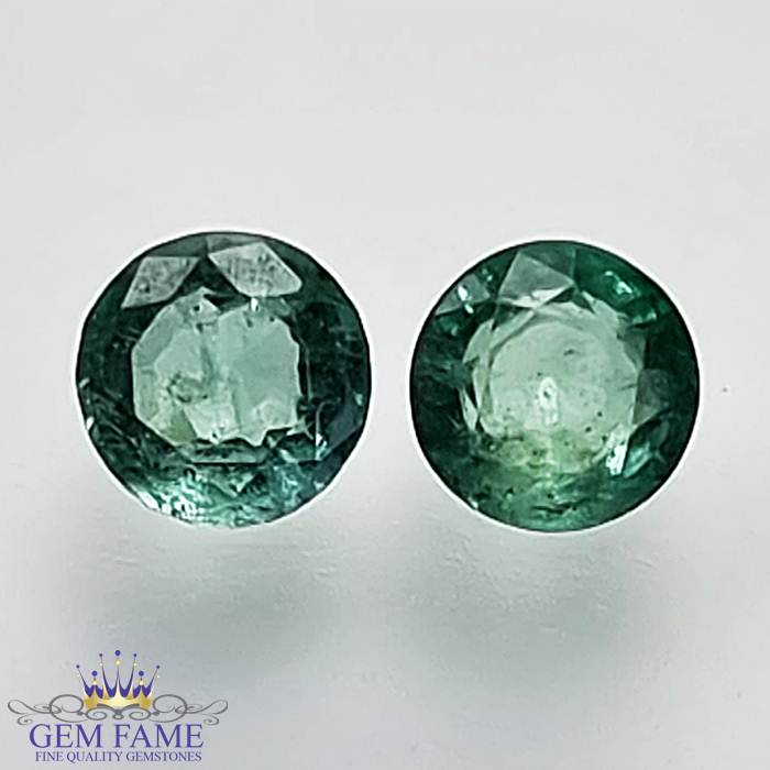 Emerald (Panna) Stone 0.97ct (Pair)