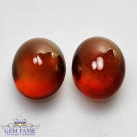 Hessonite Garnet (Pair) Stone