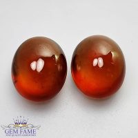 Hessonite Garnet (Pair) Stone