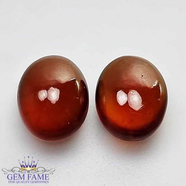 Hessonite Garnet (Pair) Stone