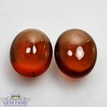 Hessonite Garnet (Pair) Stone