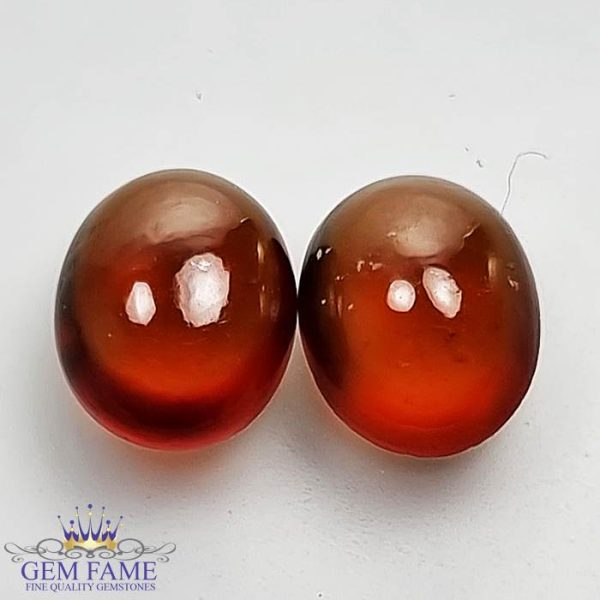 Hessonite Garnet (Pair) Stone