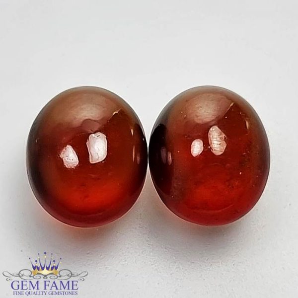 Hessonite Garnet (Pair) Stone