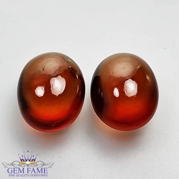 Hessonite Garnet (Pair) Stone