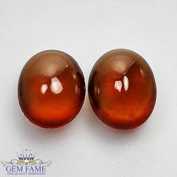 Hessonite Garnet (Pair) Stone