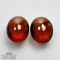 Hessonite Garnet (Pair) Stone