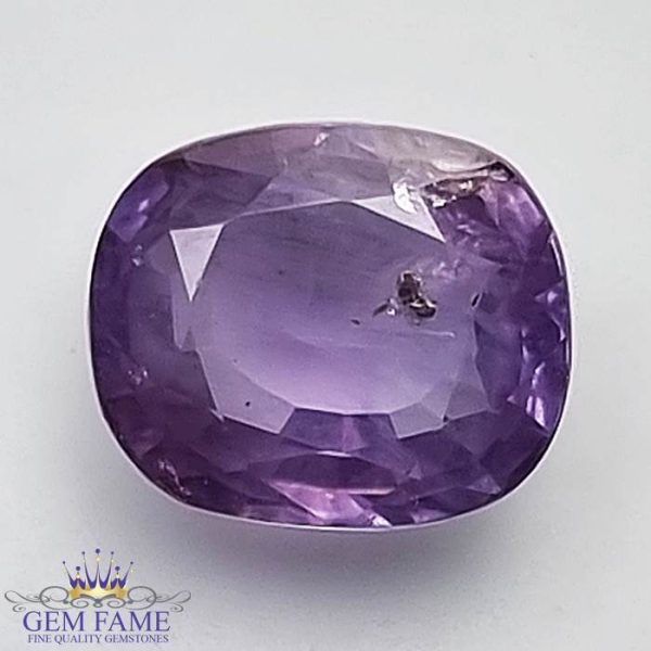 Purple Sapphire Gemstone 6.31ct