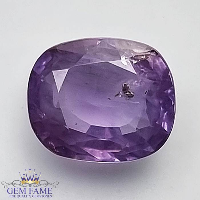 Purple Sapphire Gemstone 6.31ct