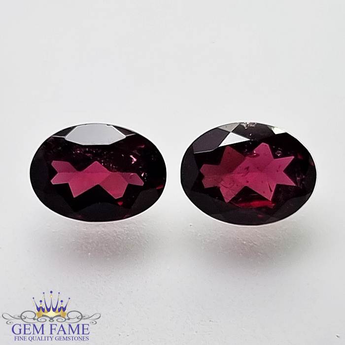 Rhodolite Garnet (Pair) Gemstone