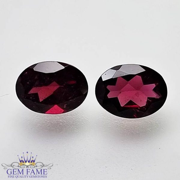 Rhodolite Garnet (Pair) Gemstone