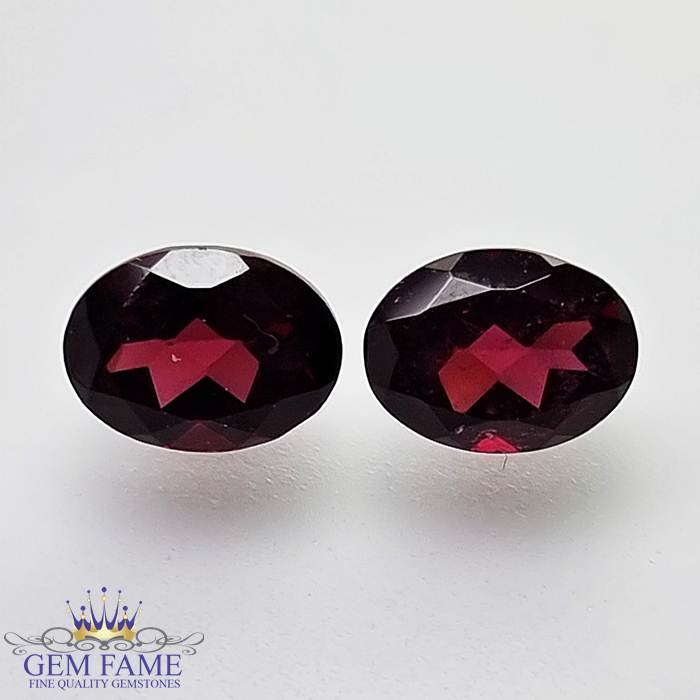 Rhodolite Garnet (Pair) Gemstone