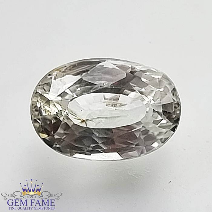 White Sapphire (SafedPukhraj) Stone