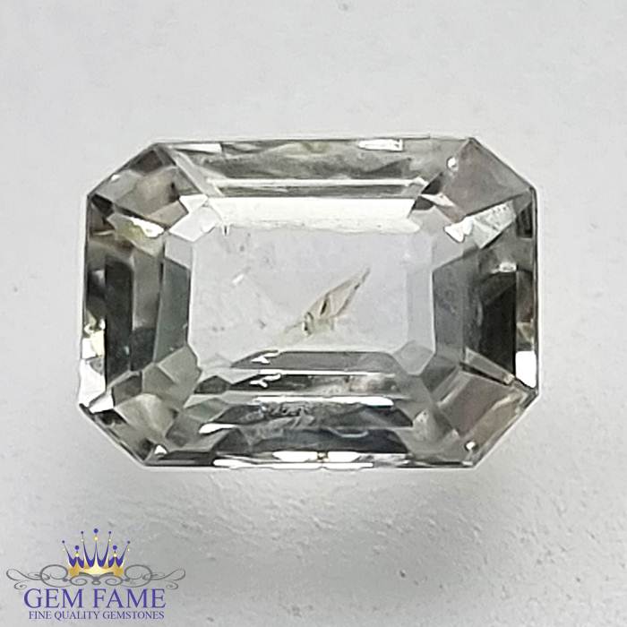 White Sapphire (Safed Pukhraj) Gemstone