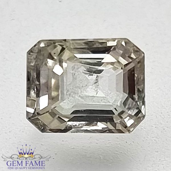 White Sapphire (Safed Pukhraj) Gemstone