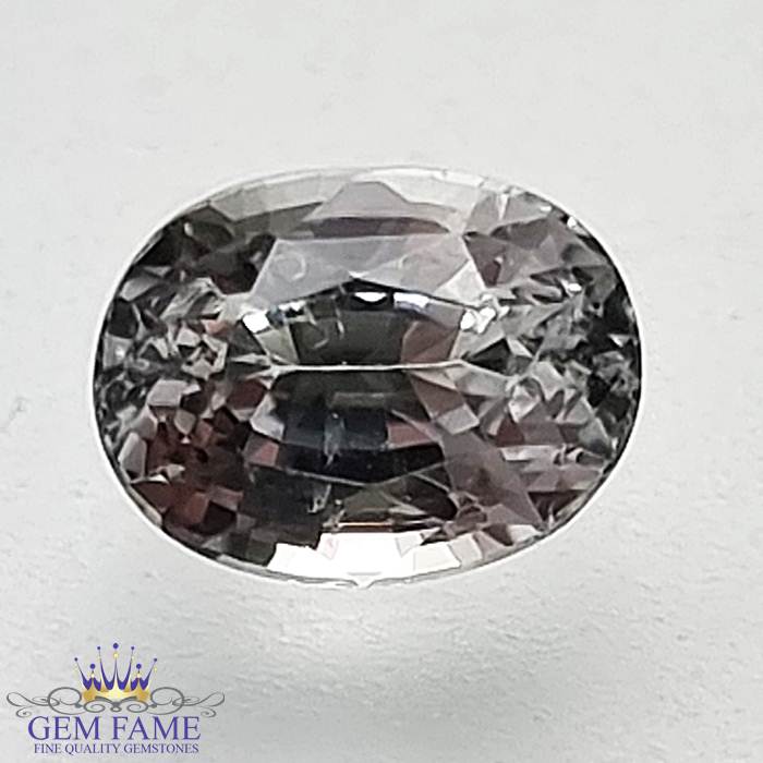 White Sapphire Safed Pukhraj Stone 1.13ct