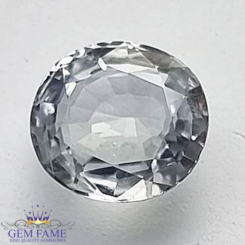 White Sapphire (Safed Pukhraj) Gemstone