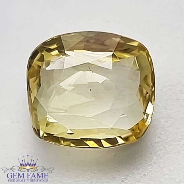 Yellow Sapphire (Pukhraj) Gemstone-2.41ct