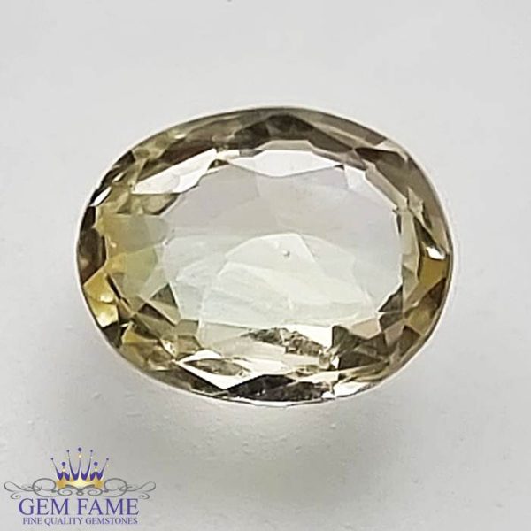 Yellow Sapphire (Pukhraj) Gemstone-1.05ct