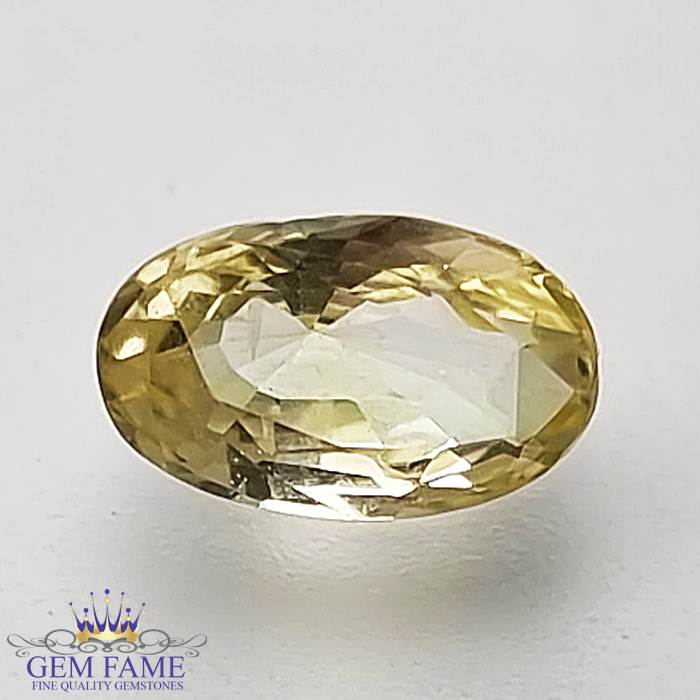Yellow Sapphire (Pukhraj) Gemstone-1.58ct