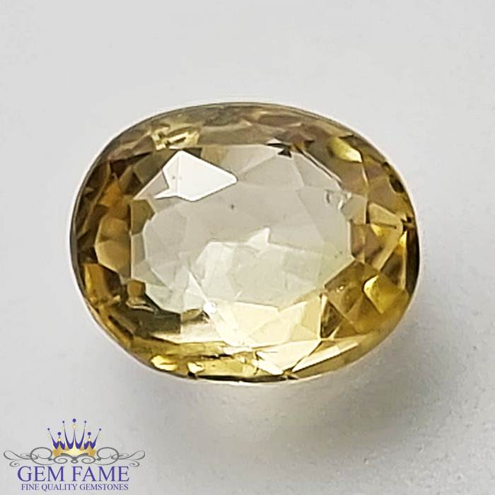 Yellow Sapphire (Pukhraj) Gemstone-1.89ct