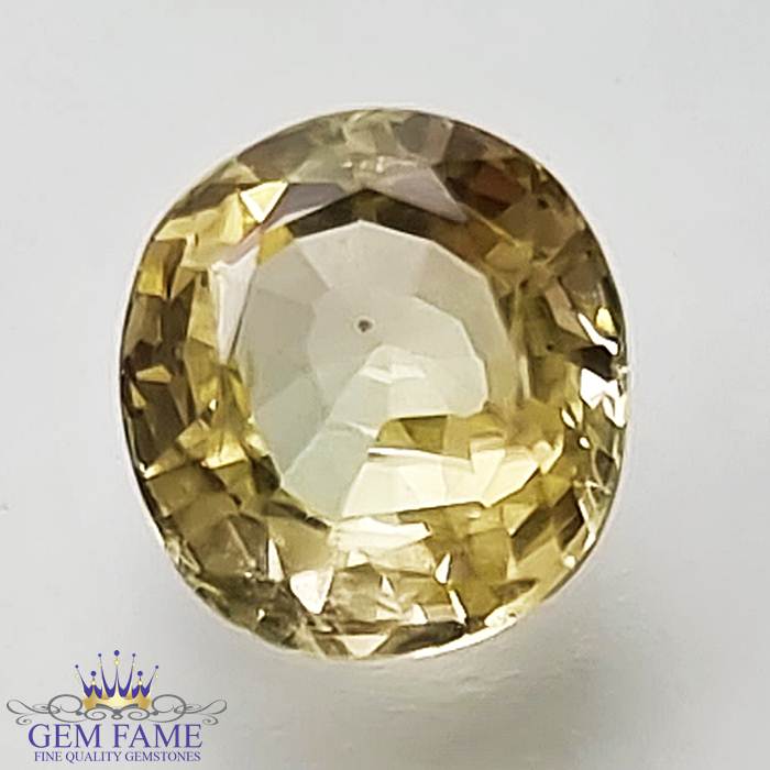 Yellow Sapphire (Pukhraj) Gemstone-1.51ct