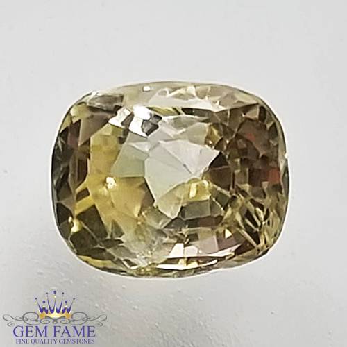Yellow Sapphire (Pukhraj) Gemstone-1.36ct