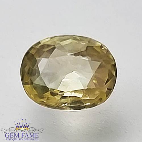 Yellow Sapphire (Pukhraj) Gemstone-1.00ct