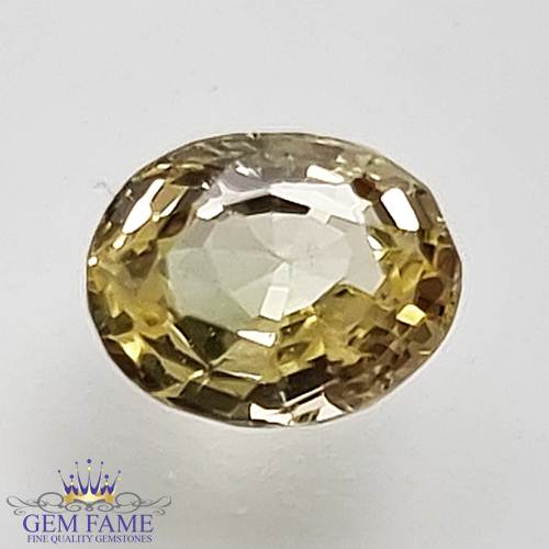 Yellow Sapphire (Pukhraj) Gemstone-0.79ct