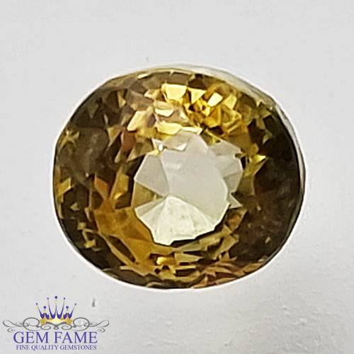 Yellow Sapphire (Pukhraj) Gemstone-1.01ct
