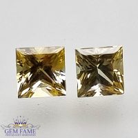 Yellow Sapphire (Pukhraj) Pair Stone