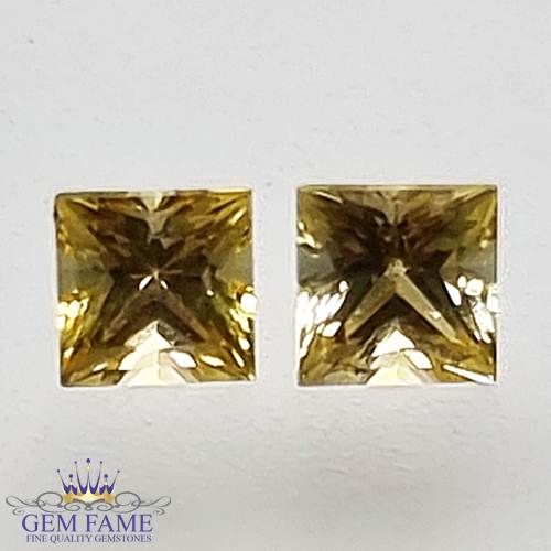 Yellow Sapphire (Pukhraj) Pair Stone