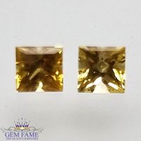 Yellow Sapphire (Pukhraj) Pair Stone