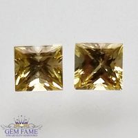 Yellow Sapphire (Pukhraj) Pair Stone