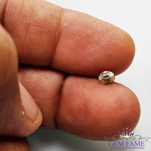 Yellow Sapphire Pukhraj Gemstone 0.50ct Ceylon