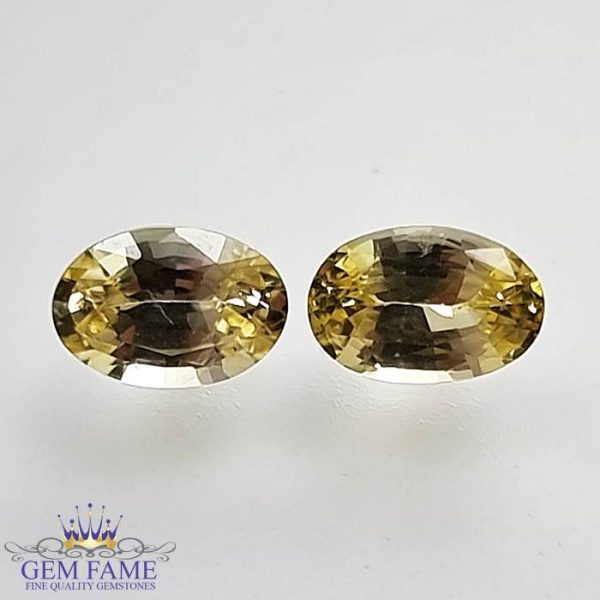 Yellow Sapphire (Pukhraj) Pair Stone