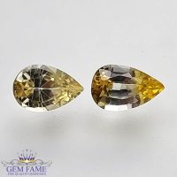 Yellow Sapphire (Pukhraj) Pair Stone