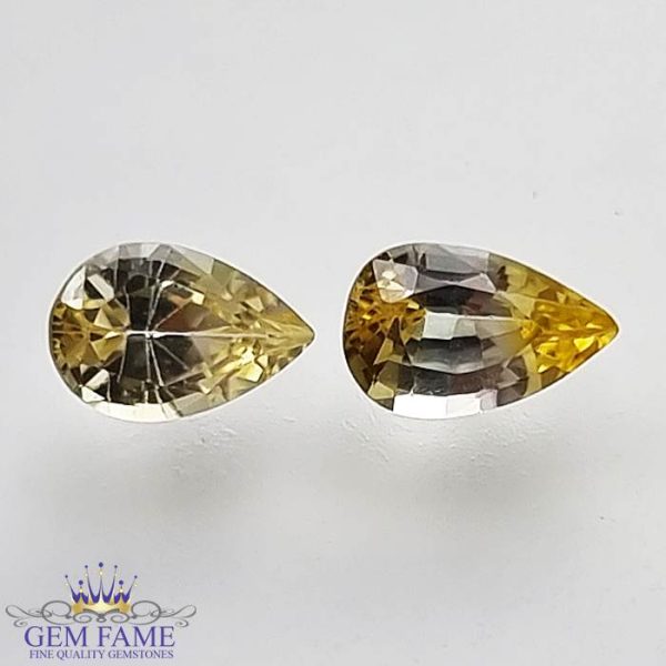 Yellow Sapphire (Pukhraj) Pair Stone